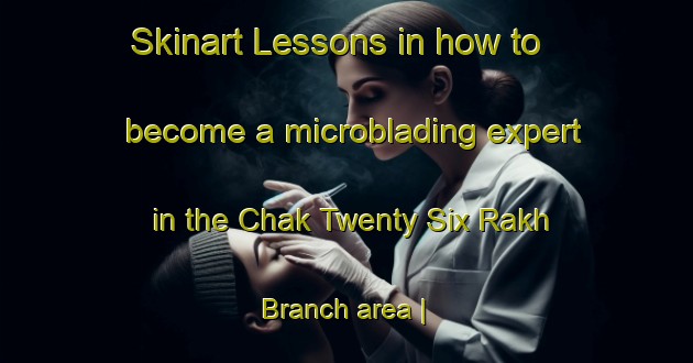 Skinart Lessons in how to become a microblading expert in the Chak Twenty Six Rakh Branch area | MicrobladingTraining | MicrobladingClasses | SkinartTraining-Pakistan